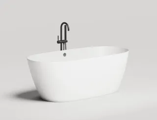 Ванна из искусственного камня Salini Sofia Light S-Sense 103711GRH 165x75см RAL снаружи