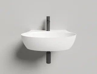 Подвесная раковина Salini Alda Wall 01 S-Stone 140321MRH  58см RAL снаружи