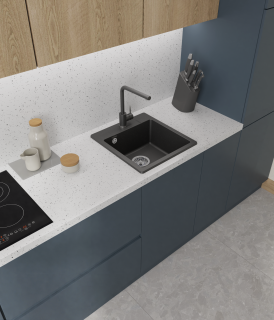 Мойка кухонная GranFest URBAN 245 черный