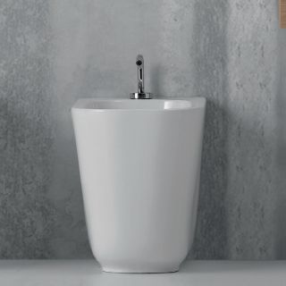 Биде напольное Kerasan Tribeca 512030 белое