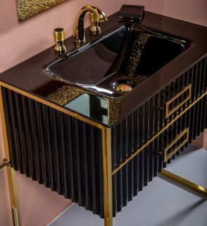 Раковина Armadi Art Monaco 80см чёрный 852-080-B