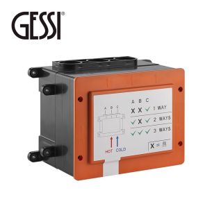 Скрытая часть термостатического смесителя Gessi HI-FI Comfort 63001.031