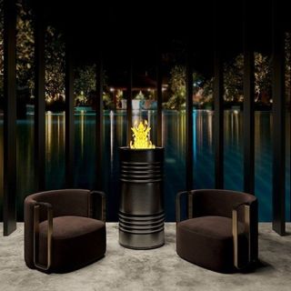 Камин для раковины Kerasan Artwork 7568K1  биоэтаноловый