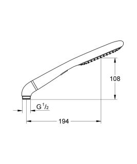 Лейка для душа Grohe Rainshower Eco 27274000 хром