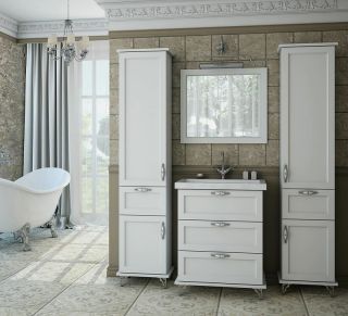 Зеркало Эстет Bali Classic ФР-00002235 80см белый