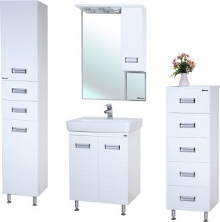 Тумба под раковину Bellezza Сиена 50см белый 00000010192