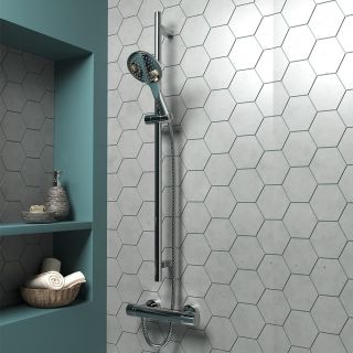 Душевой гарнитур Paini Bergamo BRCR121L9 90см хром