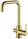 Смеситель для кухни Paulmark Logas Lo213021-G золото