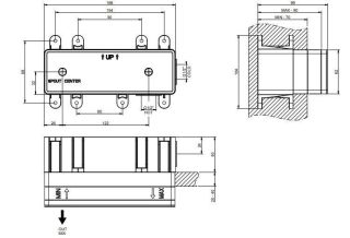 Скрытая часть для смесителя с изливом Gessi 44697.031