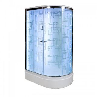 Душевая кабина Deto ЕМ2712 L с гм. и эл. 120х80х220 см