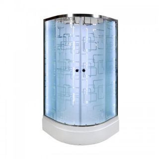 Душевая кабина Deto ЕМ2790 N LED с гм. 90х90х210см
