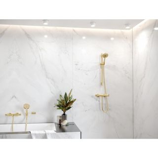 Смеситель для ванны Hansgrohe Ecostat Comfort 13114990 полированное золото