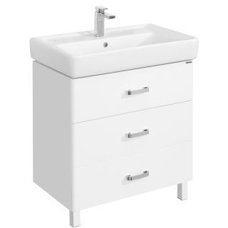 Тумба под раковину Акватон Америна 80см белый 1A169101AM010