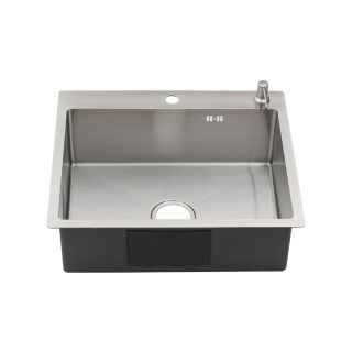 Мойка R6050H Melana ProfLine 3,0/200 сатин в комплекте с коландером