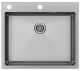 Мойка кухонная Paulmark Kroner-Edge PM775951-BS брашированная нержавеющая сталь