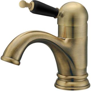 Смеситель для раковины Boheme MEDICI Ripresa с черной керамикой_Комплект бронза