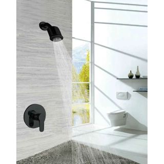 Душевой комплект ALMAes Bartin TVZ-0895 чёрный матовый