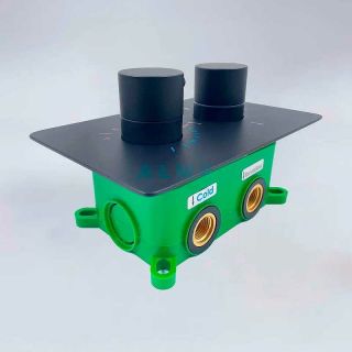 Душевой комплект ALMAes Weber TVZ-0808 чёрный матовый