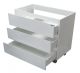 Напольная тумба под раковину Эстет Bali New ФР-00009970 100см три ящика белый