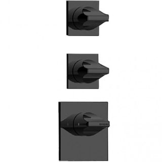 Встраиваемый смеситель для душа Bossini Apice Z035203.073 с термостатом чёрный матовый