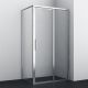 Душевой уголок WasserKRAFT Lopau 120x90 32S07R профиль Хром стекло прозрачное