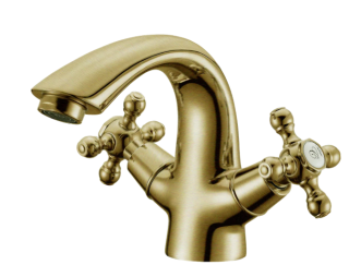 Смеситель для раковины Boheme ROYAL, _Комплект бронза