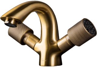 Смеситель для раковины Boheme ROYAL CRYSTAL black, бронза_Комплект бронза