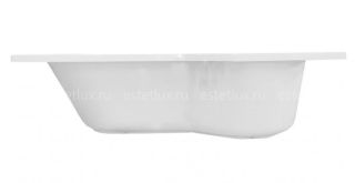 Ванна из литьевого мрамора Эстет Verona silk ФР-00016996 П 160x80см белый матовый