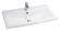 Мебельная раковина Cersanit Como 80см белый 00000007931