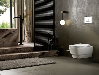 Подвесной унитаз Boheme Bello 971-2-MW с функцией биде белый матовый