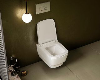 Подвесной унитаз Boheme Bello 971-MW безободковый белый матовый