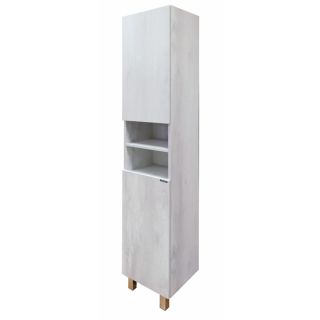 Comforty Шкаф-колонна "Верона-35-Н" дуб белый