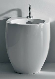 Биде напольное Kerasan Flo 312101*1 Белое