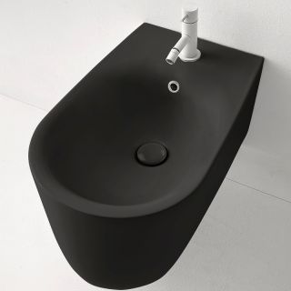 Биде подвесное Kerasan Nolita 532531*1 черное