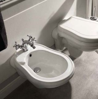 Биде подвесное Kerasan Retro 102601*1 белое