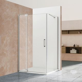 Душевой уголок Vincea Extra VSR-1E111280CL 110/120 x 80 см