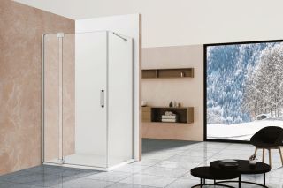 Душевой уголок Vincea Extra VSR-1E111290CL 110/120 x 90 см