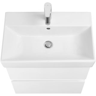 Тумба под раковину Roca Oleta 857639806 56.4 см Белый глянец