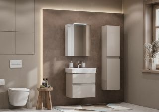 Зеркало Roca Oleta A857645515 с подсветкой 60см капучино