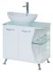 Тумба под раковину Bellezza Рио 70см левая белый 00000001443