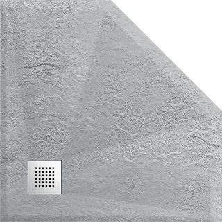 Душевой поддон из искусственного камня Vincea 90x90 VST-4SP9090G Серый