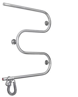 Полотенцесушитель электрический Domoterm DMT 107-25 60x60 EK L хром