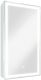 Зеркало-шкаф с подсветкой Art&Max Techno правый 35см белый AM-Tec-350-650-1D-R-DS-F
