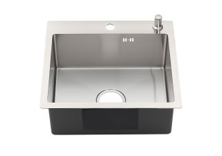 Мойка R5045H Melana ProfLine 3,0/200 сатин в комплекте с дозатором