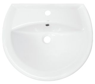 Раковина пьедестальная Sanita Аттика 55см белый