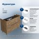 Тумба под раковину Aquanet Nova Lite 2.0 346349 110 см дуб рустикальный