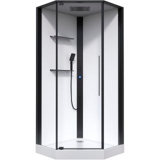 Душевая кабина Black and White Galaxy G8036 100x100 8036000 с гидромассажем