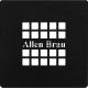 Накладка для сифона Allen Brau Priority 8.310N1-BBA черный браш 100х100