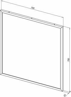 Зеркало Allen Brau Priority 1.31014.60 с подсветкой Медь браш