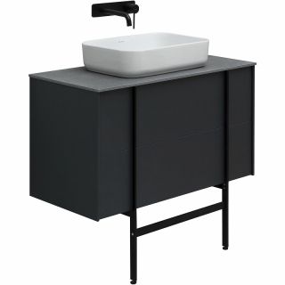 Тумба под раковину Allen Brau Reality 90 1.32006.AM подвесная Антрацит матовый